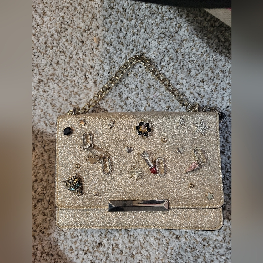 Gold Embellished Women's Bag